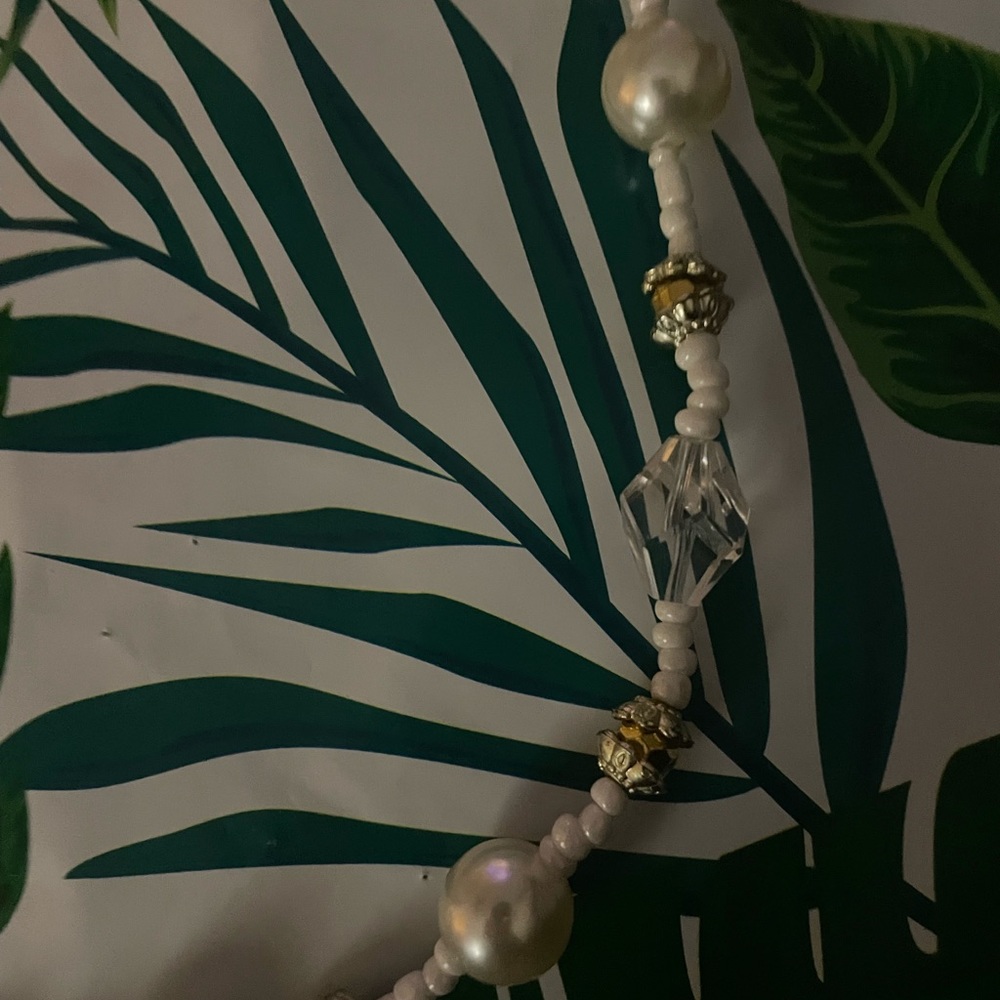 Vintage Pearl Beaded Necklace - Picture 3 of 5